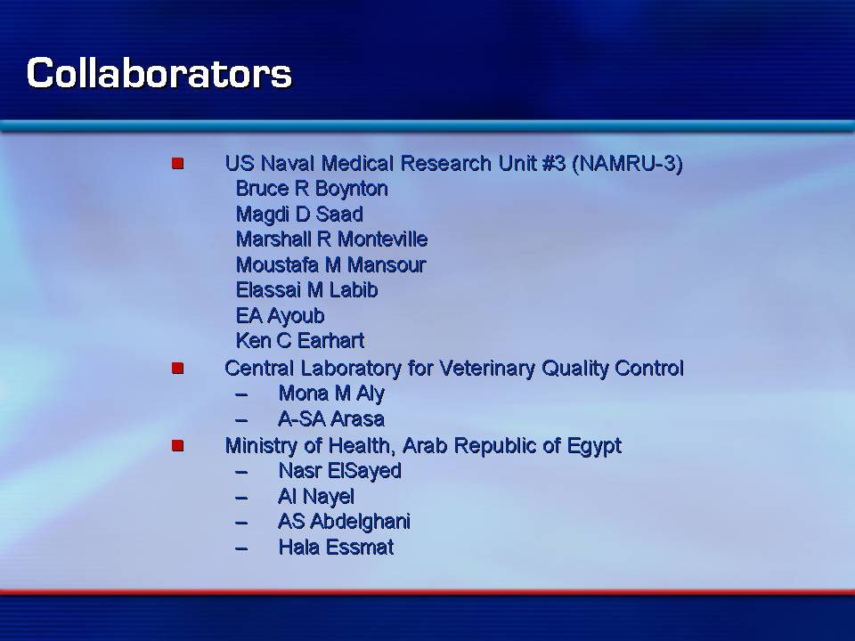 Egypt Collaborators